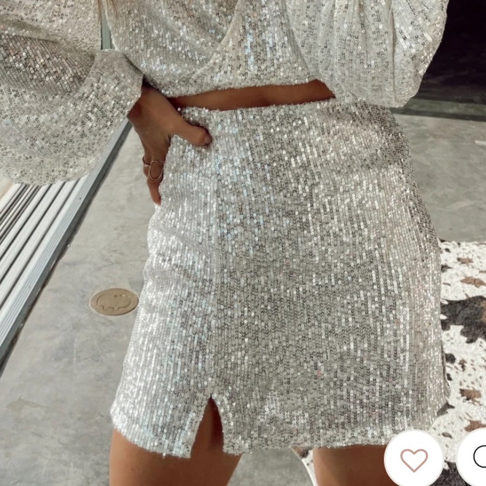 12TH TRIBE Sequin Shirt